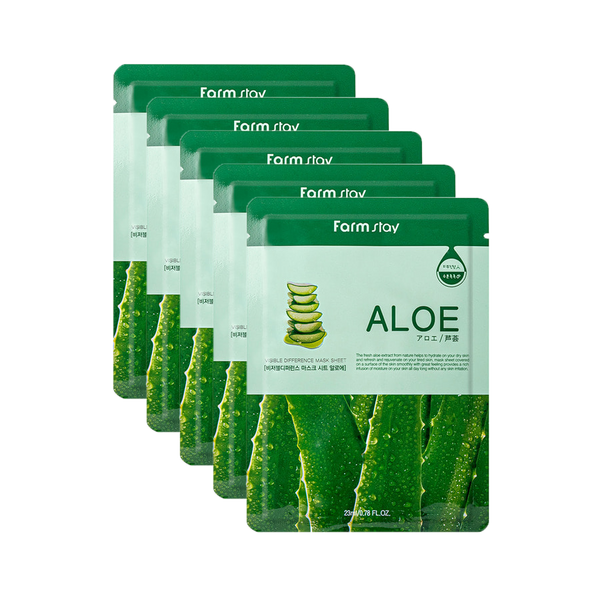 Daily care Mask sheets package : ALOE (5pcs)